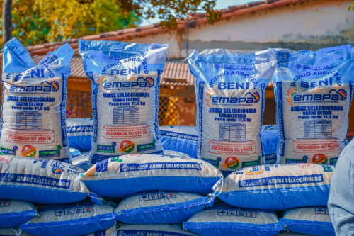 EMAPA garantiza venta diaria de 400  arrobas de arroz a precio accesible