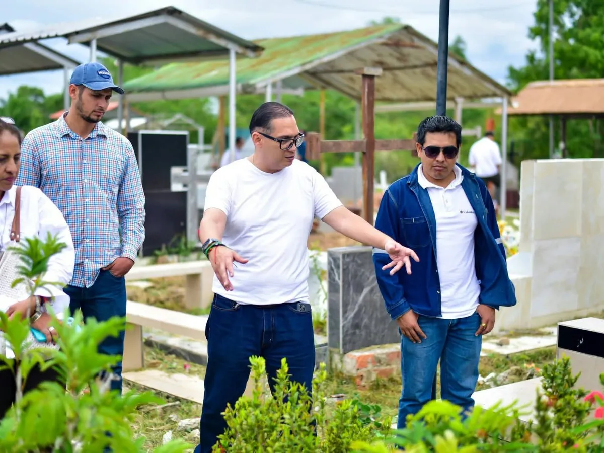 Trinidad: Alcalde interino inspecciona Cementerio COVID