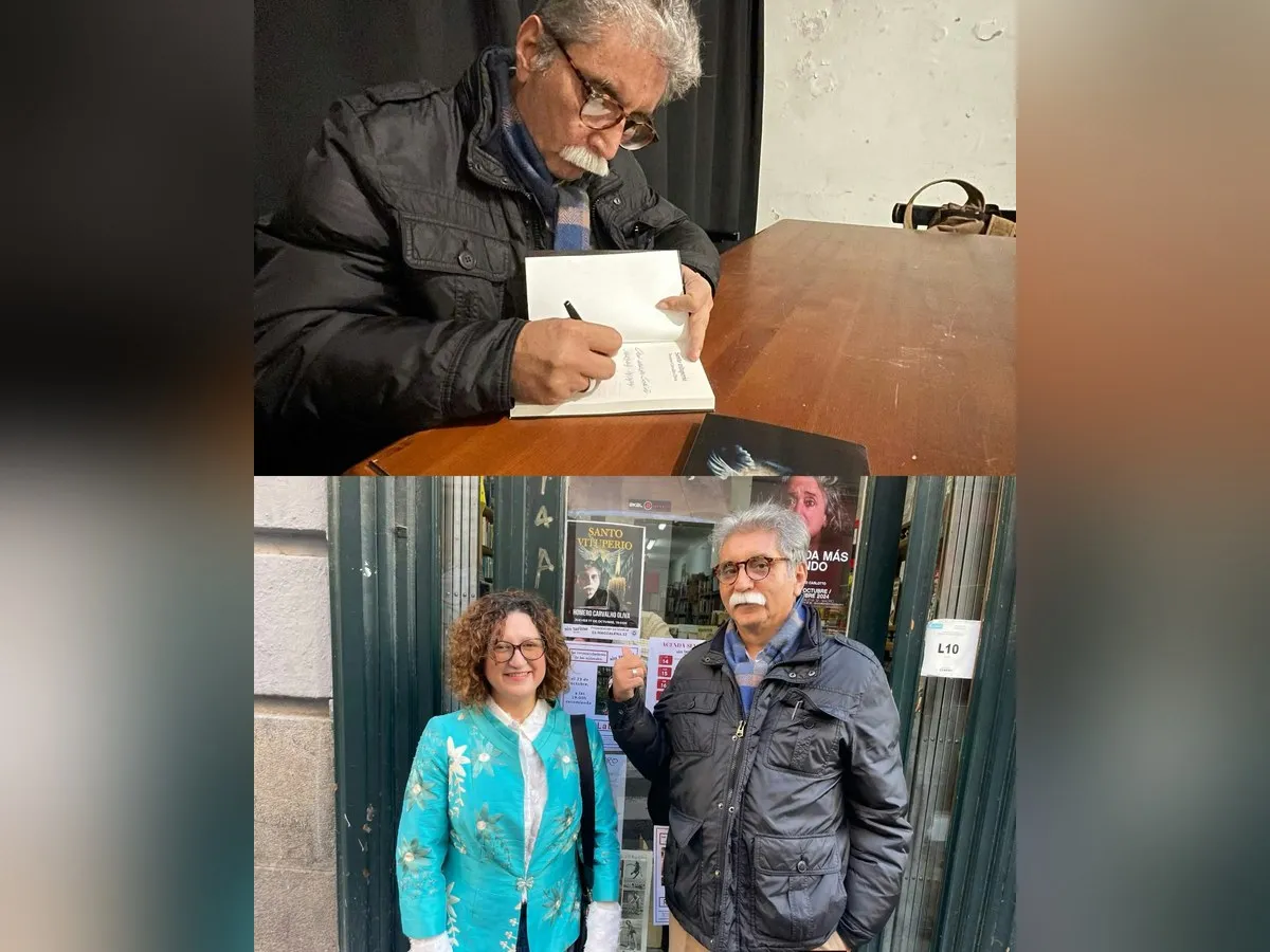 HOMERO CARVALHO REVIVE LA PRESENTACIÓN DE SU NOVELA SANTO VITUPERIO