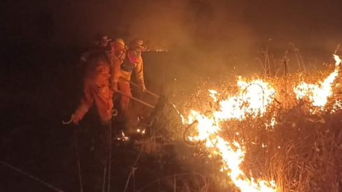 En Riberalta, el Beni se unifica para combatir los incendios