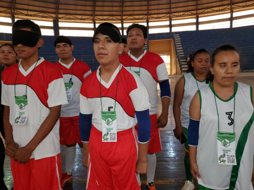 Inauguran en Trinidad el campeonato nacional de Goalball para personas ciegas