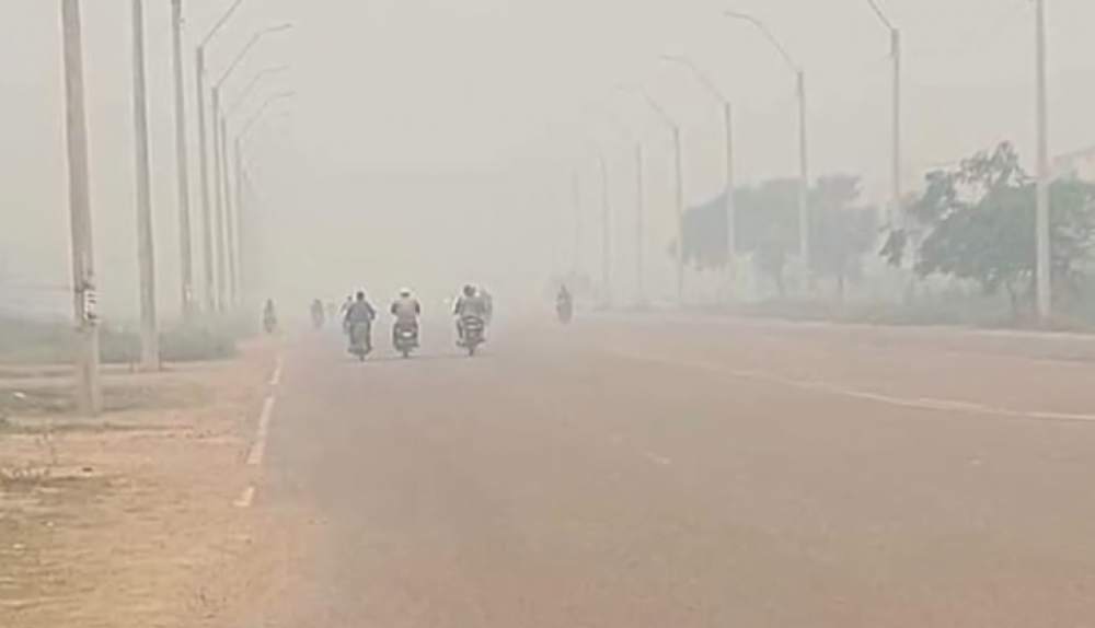 CONTAMINACIÓN DEL AIRE OBLIGA A CUATRO DISTRITOS  DEL BENI A MANTENER EDUCACIÓN A DISTANCIA