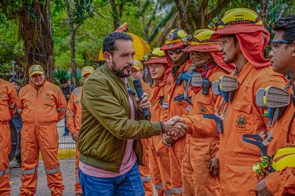 Brigadas de Trinidad  regresan con el deber  cumplido tras combatir  incendios en Guarayos