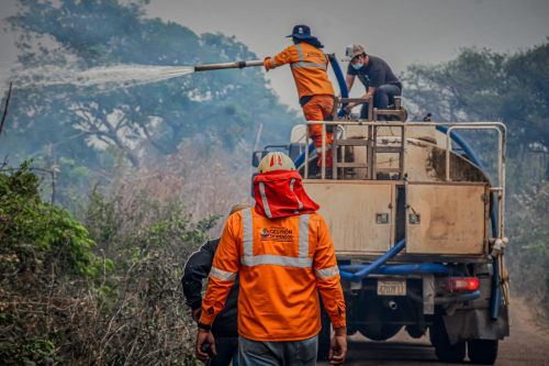 Trinidad apoya a otros municipios para combatir el fuego, alcaldía instala mesas técnicas