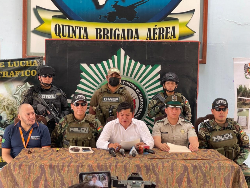 Secuestran más de 765 kilos de cocaína y afectan patrimonio del narcotráfico en más de $us 2.6 millones