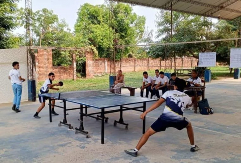 San Borja lista para los Juegos Estudiantiles en tenis de mesa